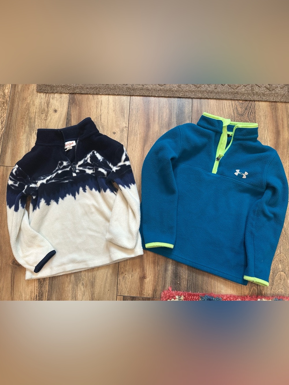 Toddler Boy 4T Quarter Zip Lot Under Armor Cat & Jack Pullover